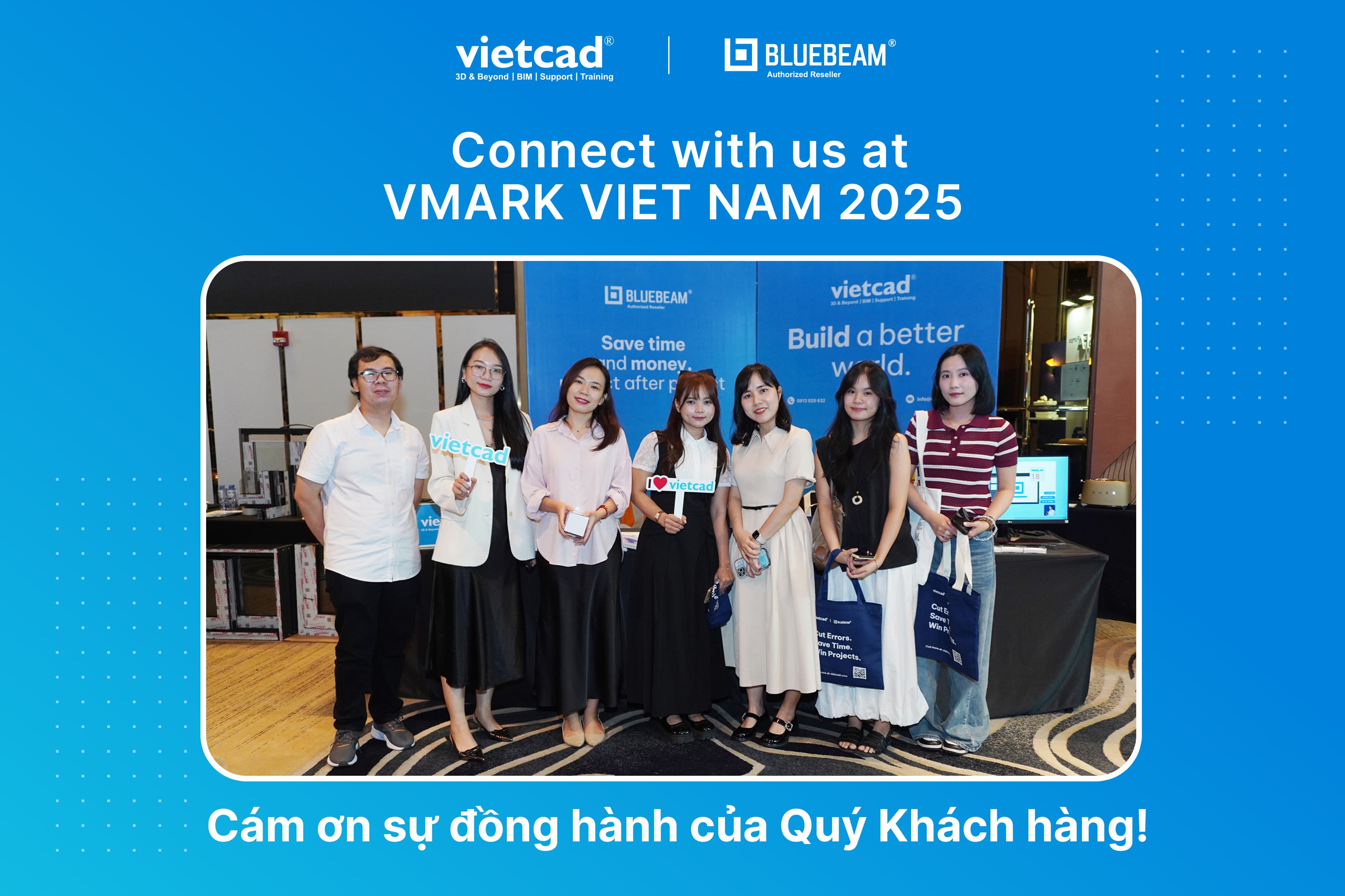 VietCAD x Bluebeam tại VMARK 2025 – Kết nối ngành Thiết kế & Xây dựng số
